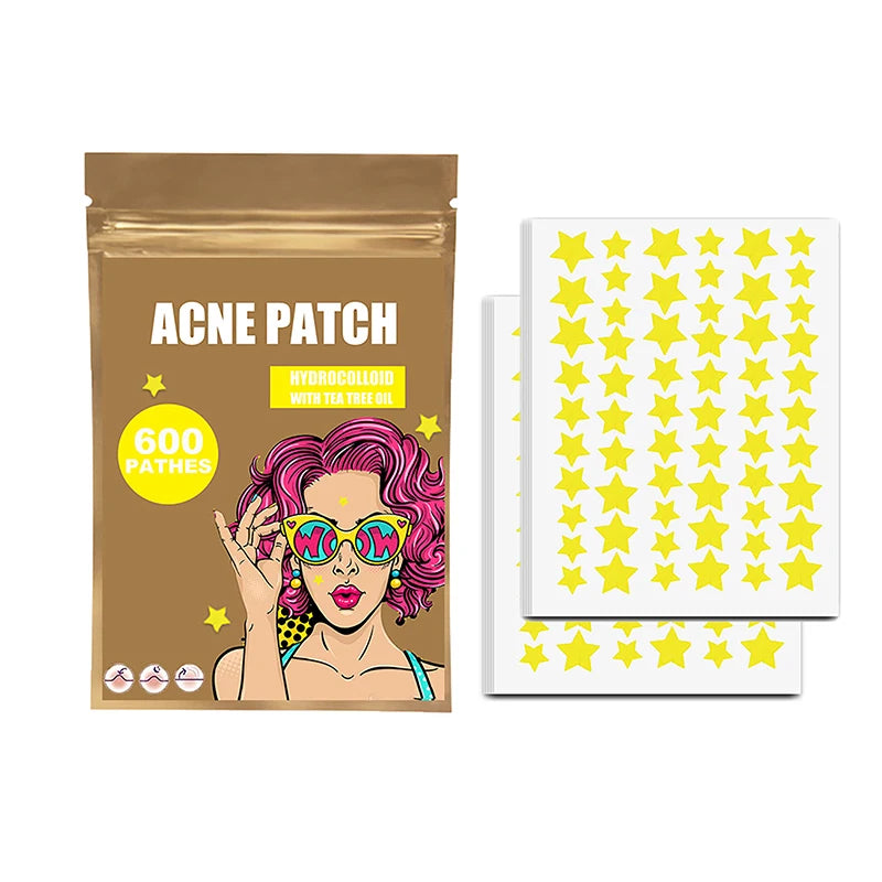 300/600/1200 PCS/SET Star Pimple Patch Acne Colorful
Invisible Acne Removal Skin Care Stickers Concealer Face Spot Beauty