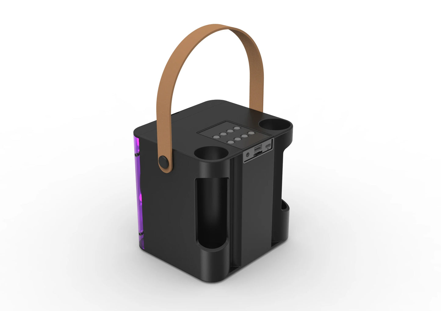 High Power Karaoke Bluetooth Speaker RGB Light 360 Stereo Surround Subwoofer Wireless Microphone