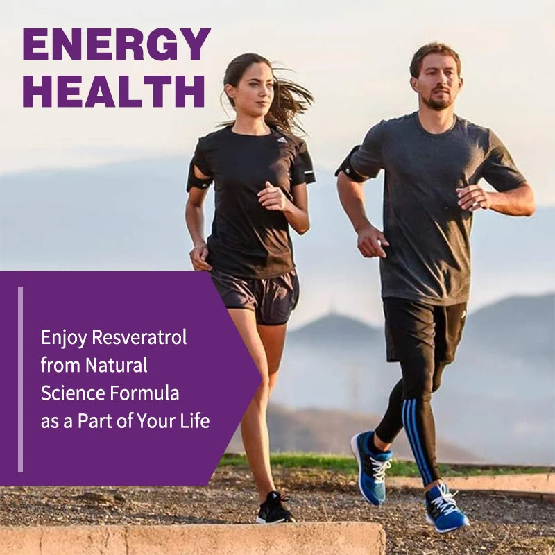 Resveratrol + Polyphenol Antioxidant Supplement 1000mg
- Balances Body Energy, Supports Skin, Cell, Brain, Immune Health