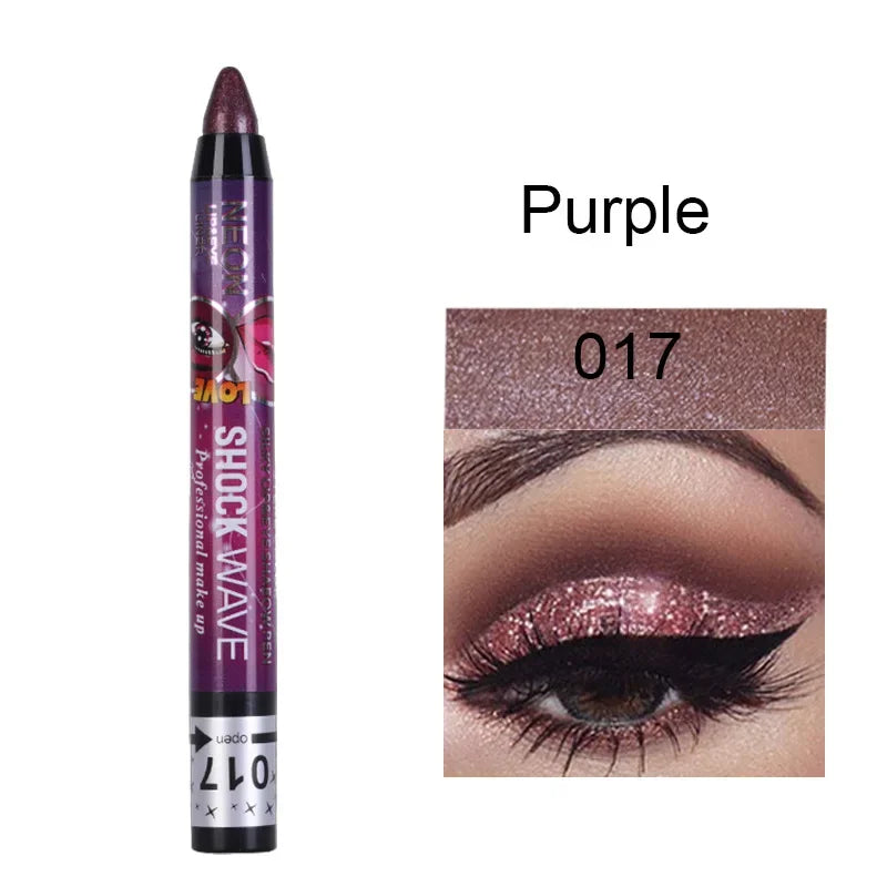 2 In 1 Eyeshadow Lipstick Stick Pencil
Waterproof Glitter Matte Eye Shadow Makeup Pigment Eyeshadow Pen