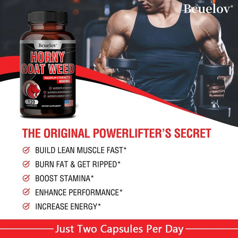 Men's Nutritional Supplements -
Support Muscle, Burn Fat, Improve Endurance, Energy and Performance