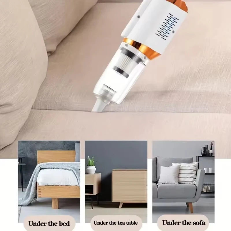 Electric Handheld Wireless Vacuum Cleaner USB Mopping, Car Vacuum