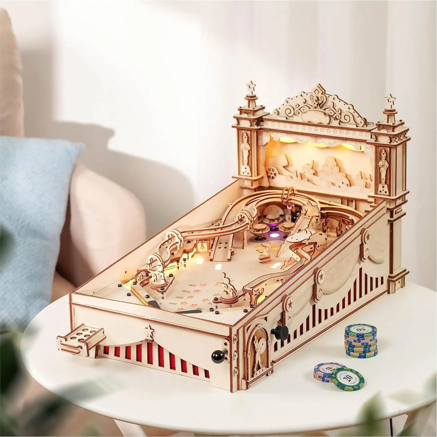 3D Pinball Machine Puzzle Amusing Pinball Game