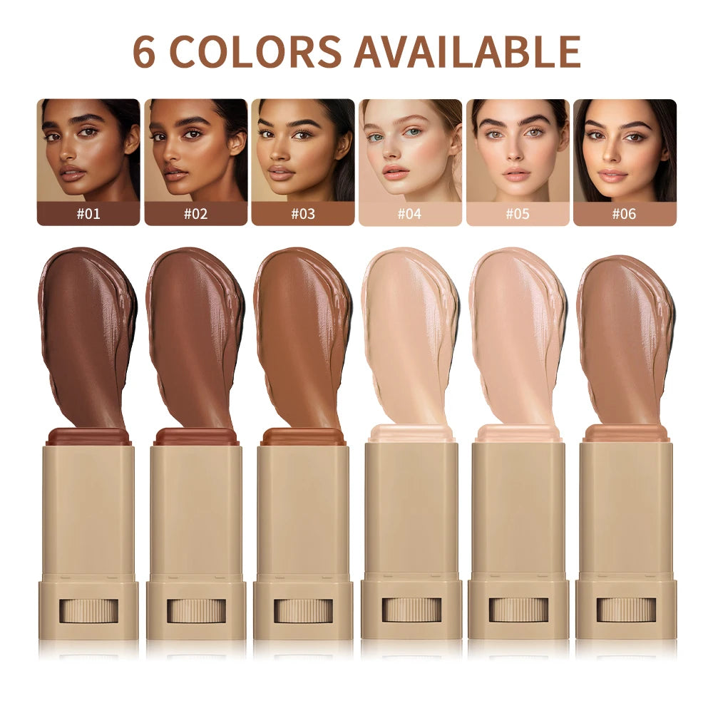 Stick Foundation Balm Serum Skin Tint Foundation Stick
Smooth Plumper Travel Bronze Foundation Stick