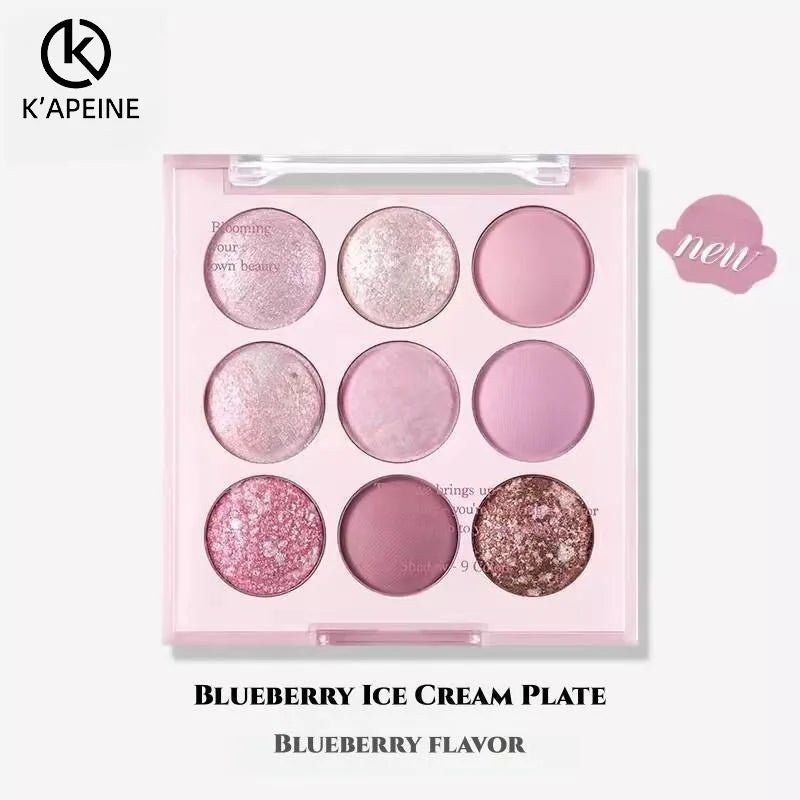 9 Colors Glitter Snowflake Eyeshadow Palette Dream Girl
Pearly Eye Shadow Matte Matte Highlights Cool Tone Charming Eyes Makeup