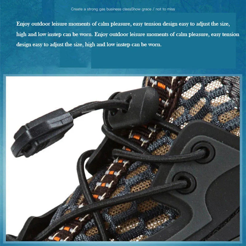 Breathable Sneakers Men Shoes Climbing Hiking Sneakers Fits True to Size