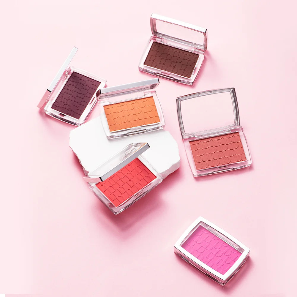 Hot Matte Embossed Blush Palette Rosy Blusher Facial Blush Powder
High Pigmented Pink Coral Rouged For Cheeks Smooth Cosmetics