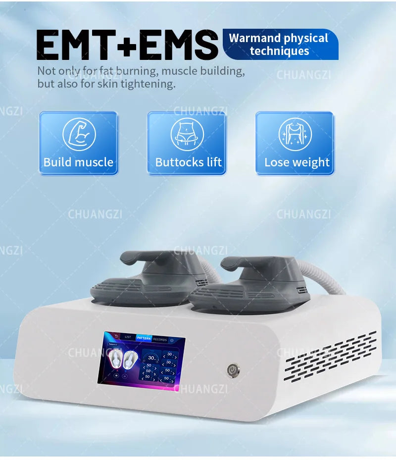 EMSZero Portable 6500W EMS Slimming Machine Body Sculpt Fat Loss Fitness Muscle Stimulation Equipment