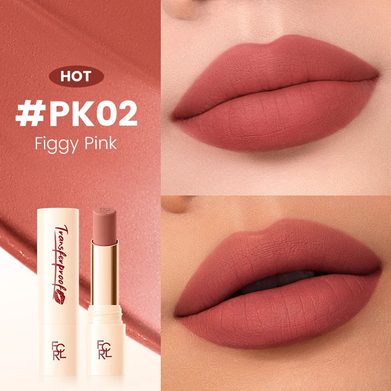 Lightweight Matte Lipstick Waterproof Transfer proof
Lip Balm High Pigmented Moisturizing Lip Tints Makeup Cosmetics