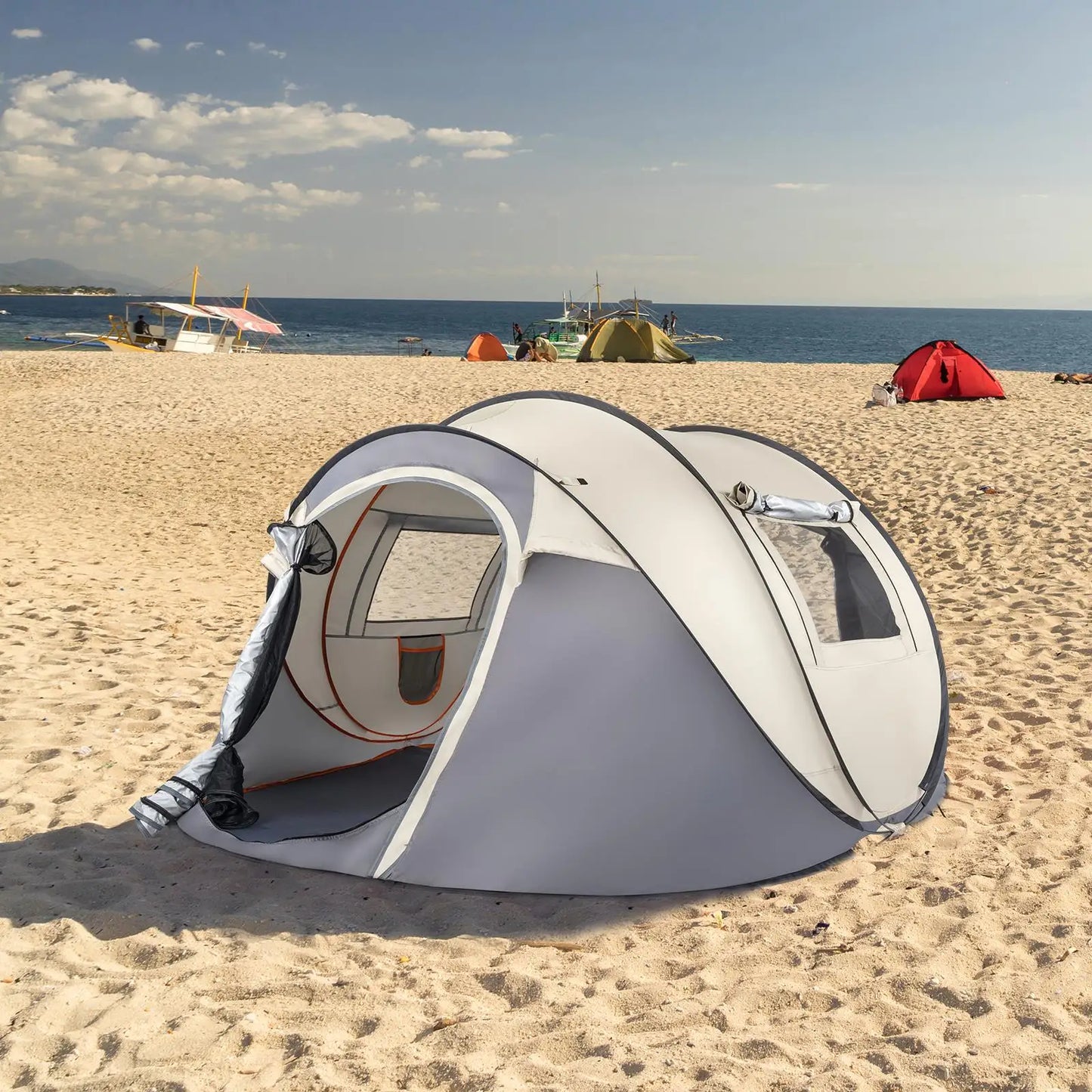 4-Person Pop-Up for camping Tent - Quick Setup