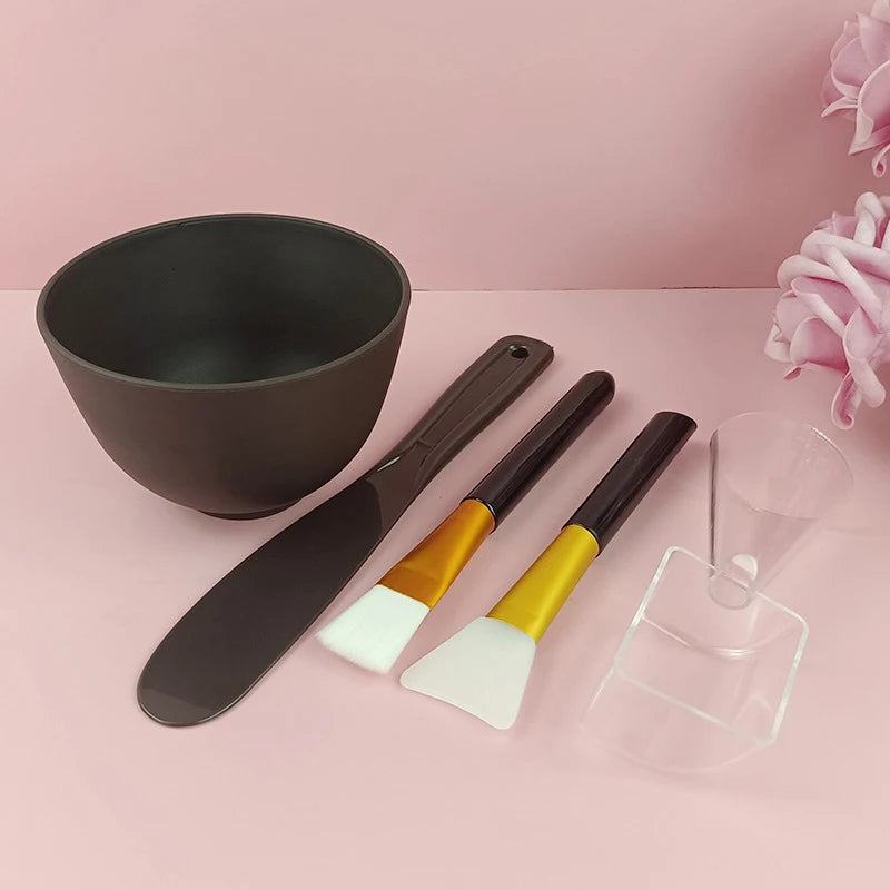 2/3/4/5Pcs Face Set For Mask Mixing Bowl Girls Facial Skin Care Tools Kit