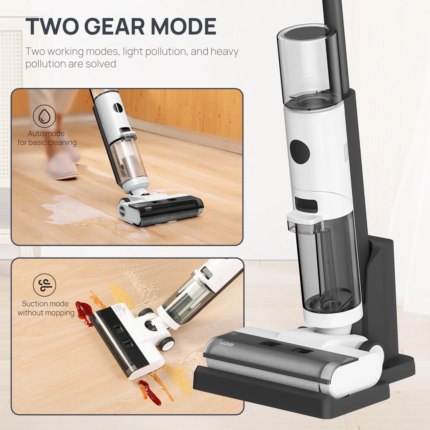 Wet Dry Smart Vacuum Washing Cleaner Wireless Washing Floor Cleaner/Mop Water