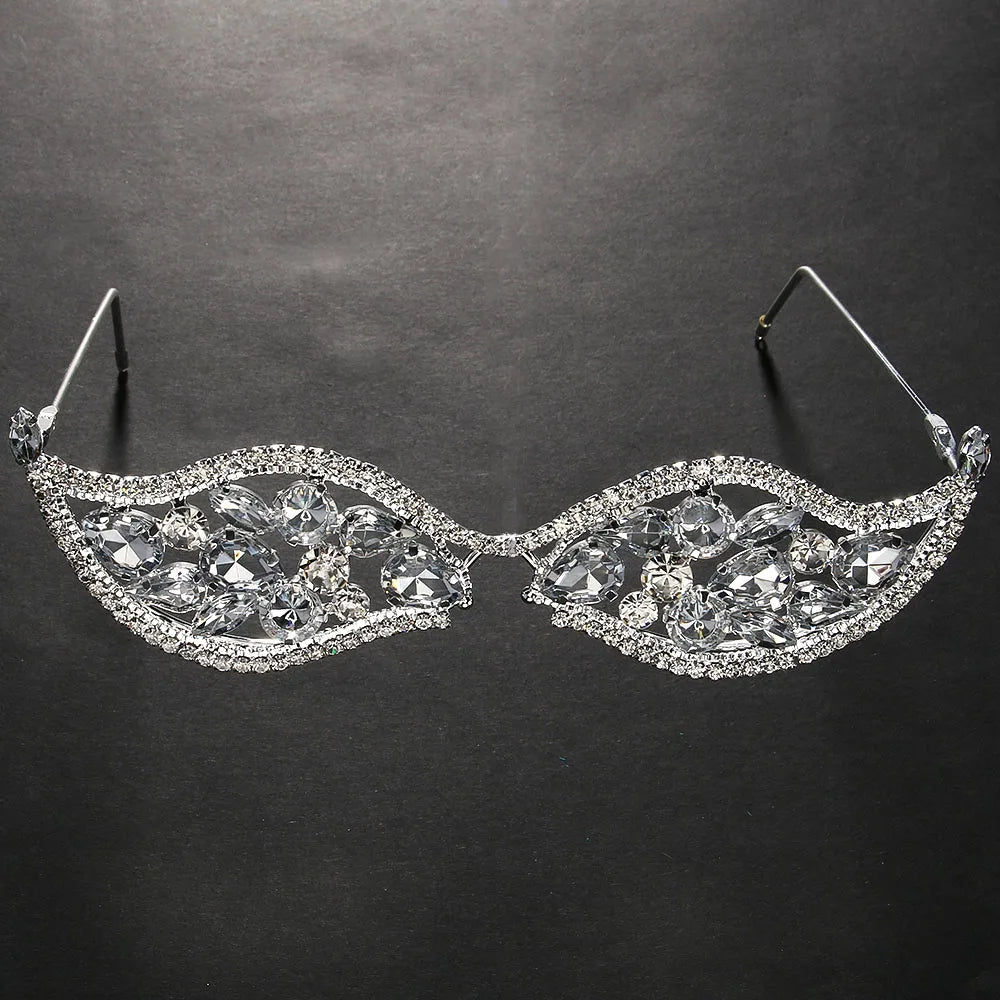 Mesh Sunglasses Frames Face Jewelry