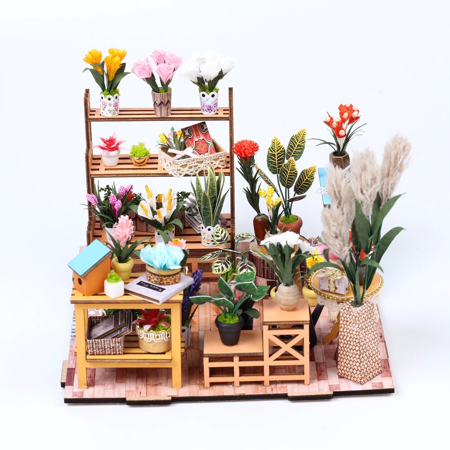 DIY Miniature Garden House Kit with Furniture
