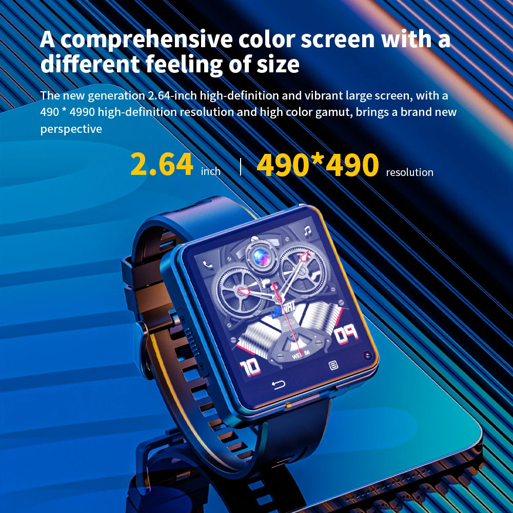 Dual Camera Android 11 Watch Phone Wifi Videos Calls Smart Watch
4G Network Phone Calls Mini Smart Phone, Call & Message Reminder
Answer Call, Alarm, Chronograph, Calendar, Voice Assistant, Waterproof