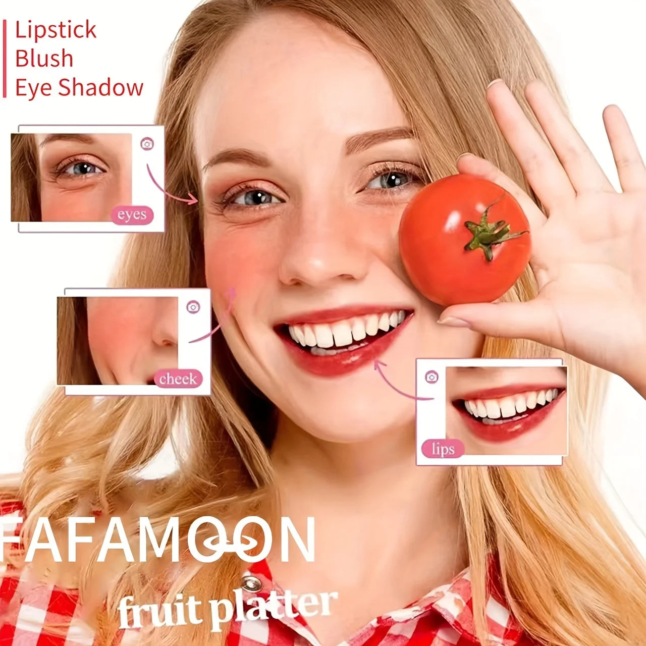 4 color Fruity Lip Tint Water Gloss Tint,Moisturizing Waterproof Liquid Lipstick ,Long-Lasting Colors