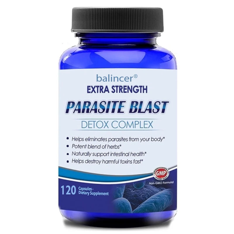 Parasite Cleanse Gut Detox Complex Supports Gut Cleansing -
Removes Parasites From The Body and Helps with Immune Health