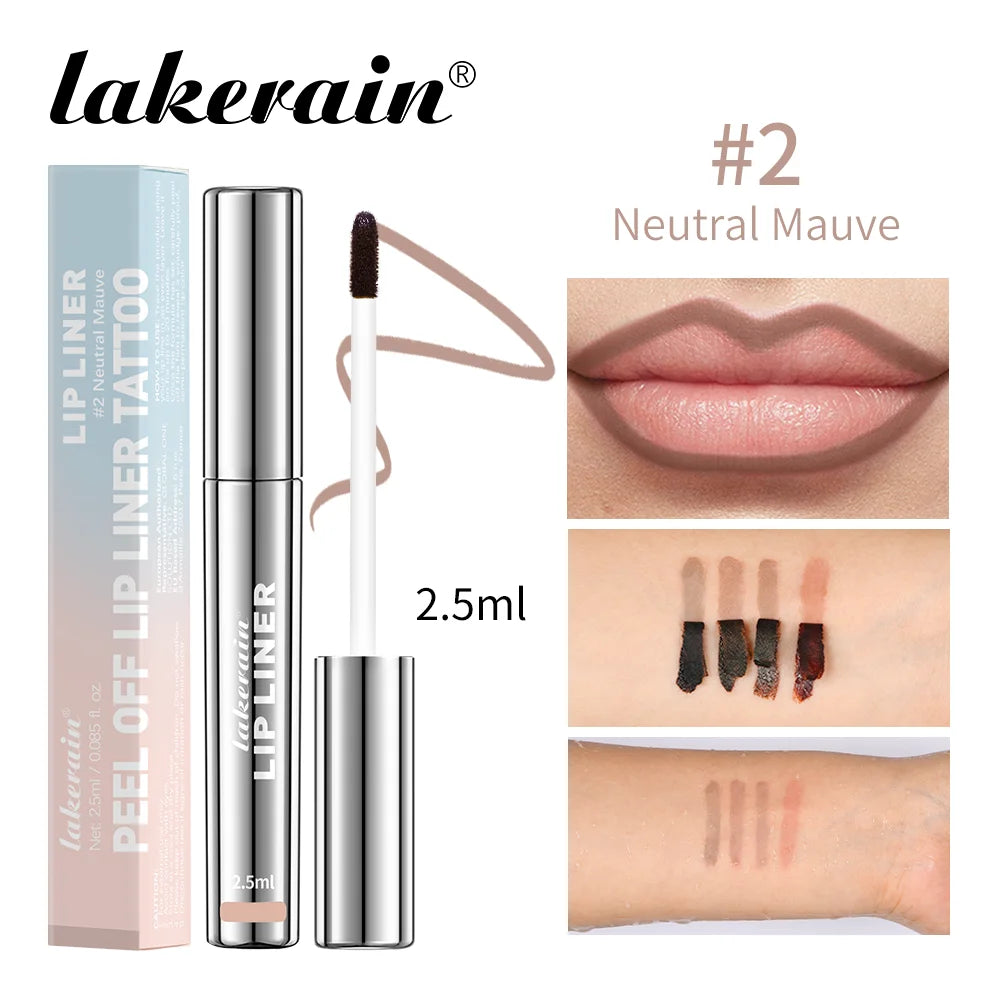 Waterproof Lip Liner Peel Off Tattoo Lipgloss Long Lasting Matte Lips Stain Cosmetic