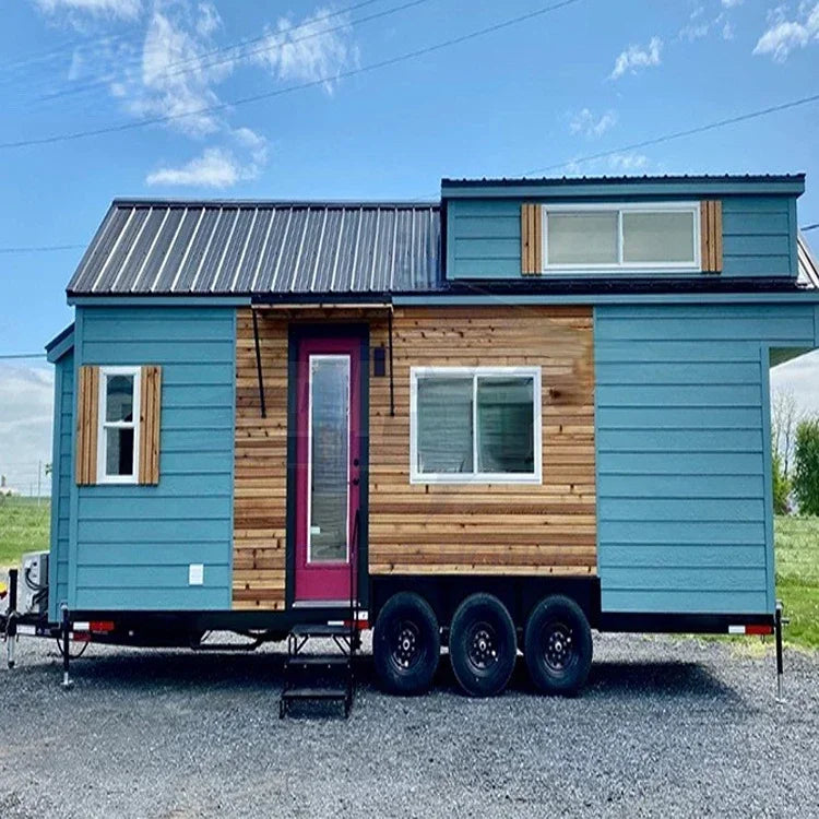 HOT SALE!! Poftable tiny house on wheels 2 bedroom with bathroom tub and shower