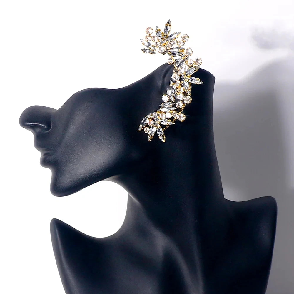 Tassel Geometric Ear Clip Earrings Ear Cuff