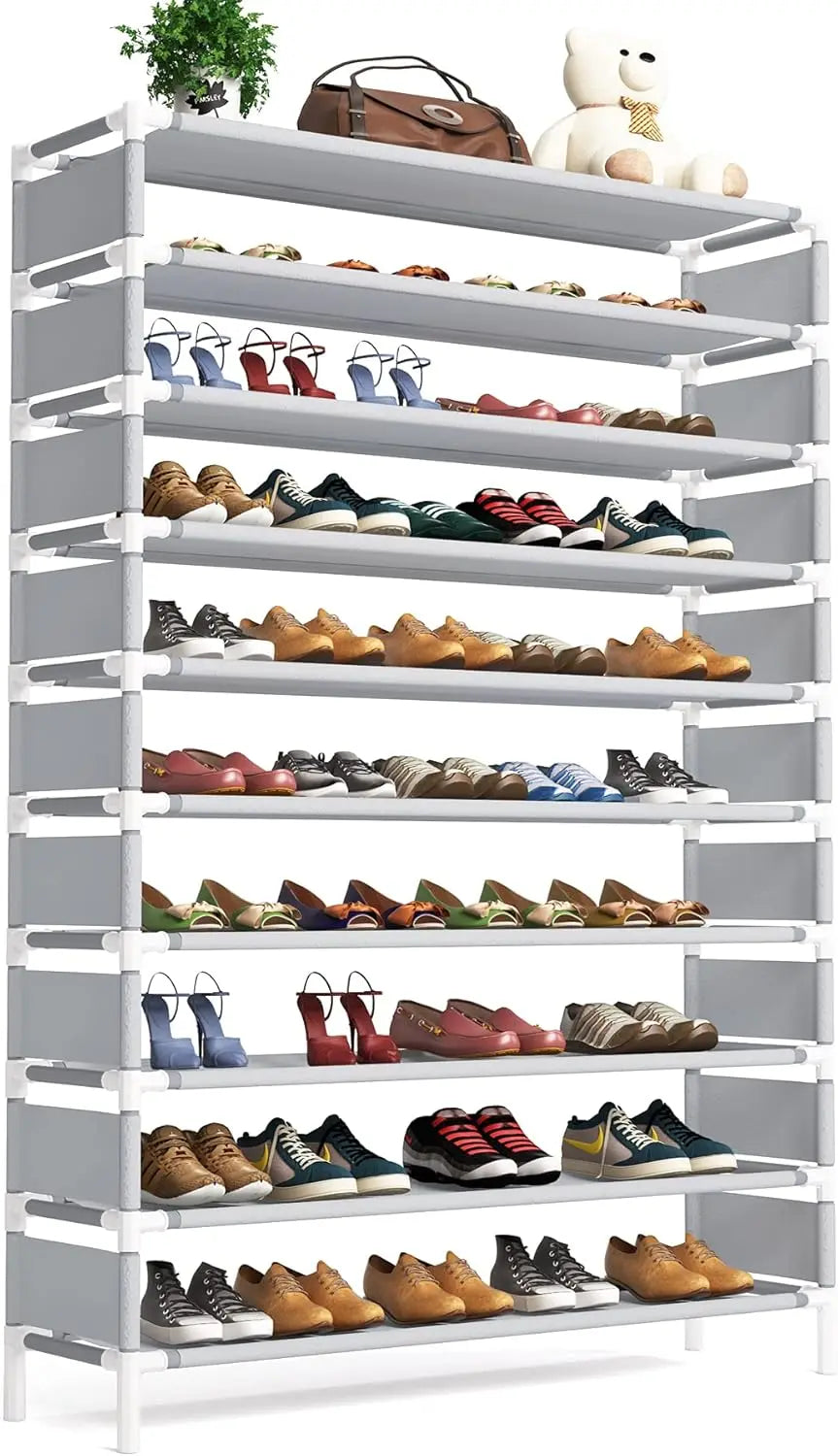 Multi-layer storage Large Capacity Organizer Shoe Shelf for 50 Pair, Versatile usage