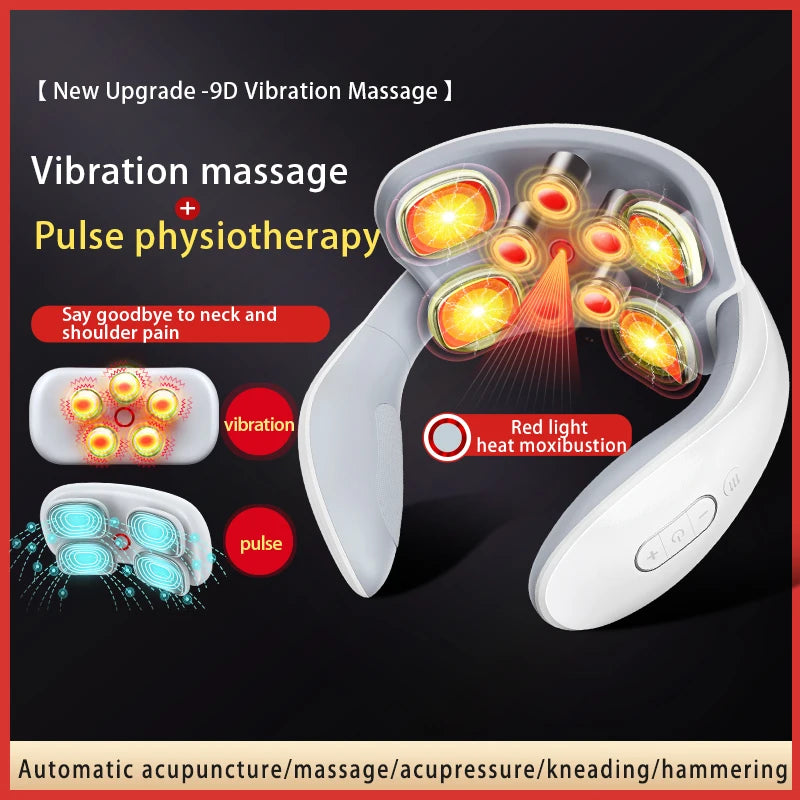 Smart Neck Massage Instrument Portable Shoulder Neck Massage
Cervical Vertebra Health Care Vibrator Heating Compress Massage