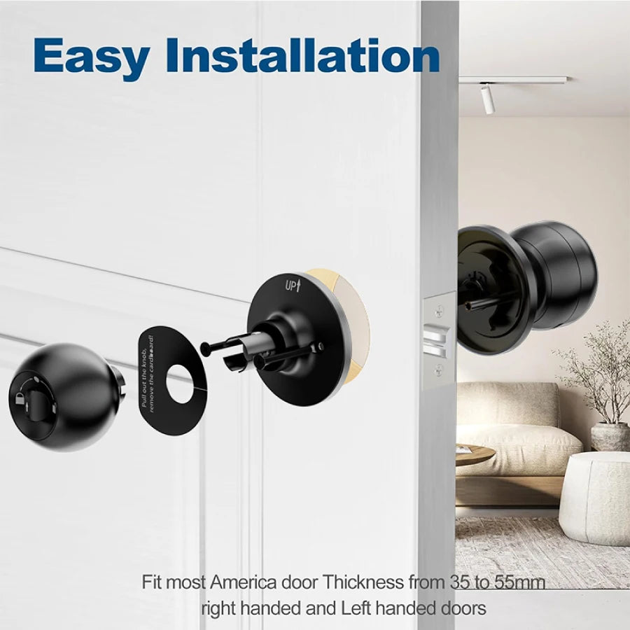 Smart lock Electronic lock Spherical lock Password smart lock
Keyless Indoor lock Security intelligent lock Smartlife