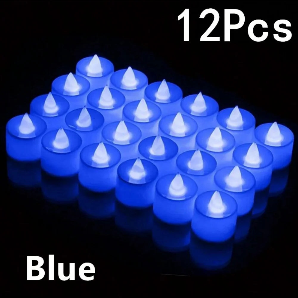 LED Tea Light Candles, Flameless Candles, Battery Electric Candles,