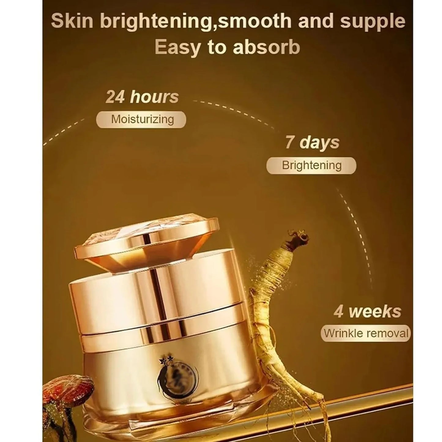 Ginseng Ganoderma Anti-Wrinkle, Ginseng Face For Dry And Aging Skin
Anti-Wrinkle Tightening Sagging Skin Reduce Fine Lines