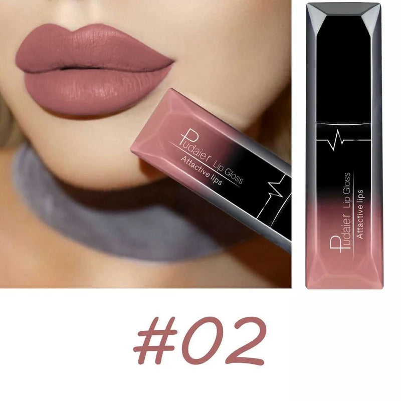 17 Color Sexy Matte Long Lasting Lip gloss Liquid Lipstick