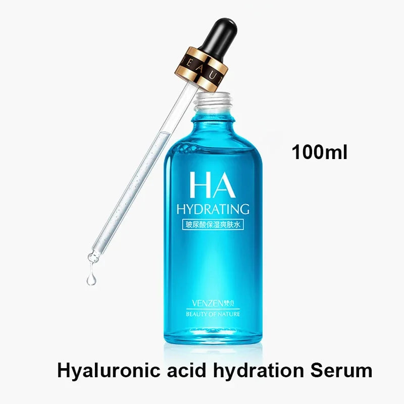 Hyaluronic Acid Face Serum Moisturizing
Shrink Pores Remove Fine Lines Anti-Wrinkle Snail Whiten Caviar Anti-aging Face Essence
