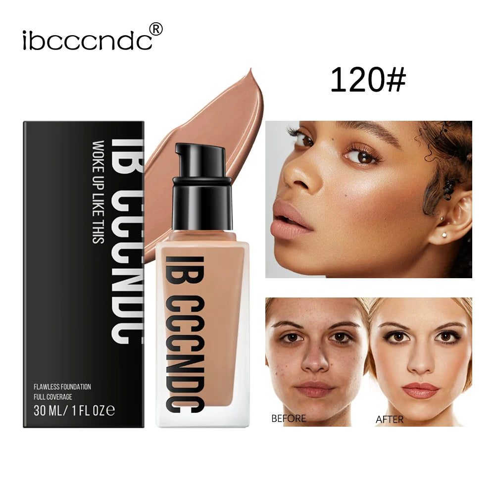 Flawless All Day 6 Color Waterproof Concealer Foundation Full Coverage Long Lasting Moisturizing