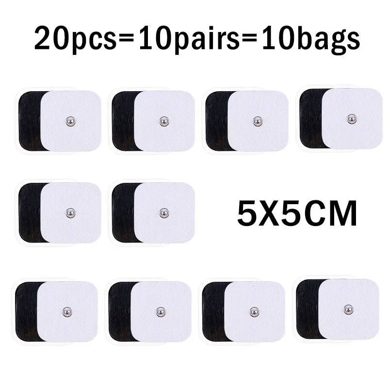 10/20Pcs High Quality Nerve Stimulator Silicone Gel Electrode Pads
for Tens Electrodes Digital Therapy Machine Body Massage Tool