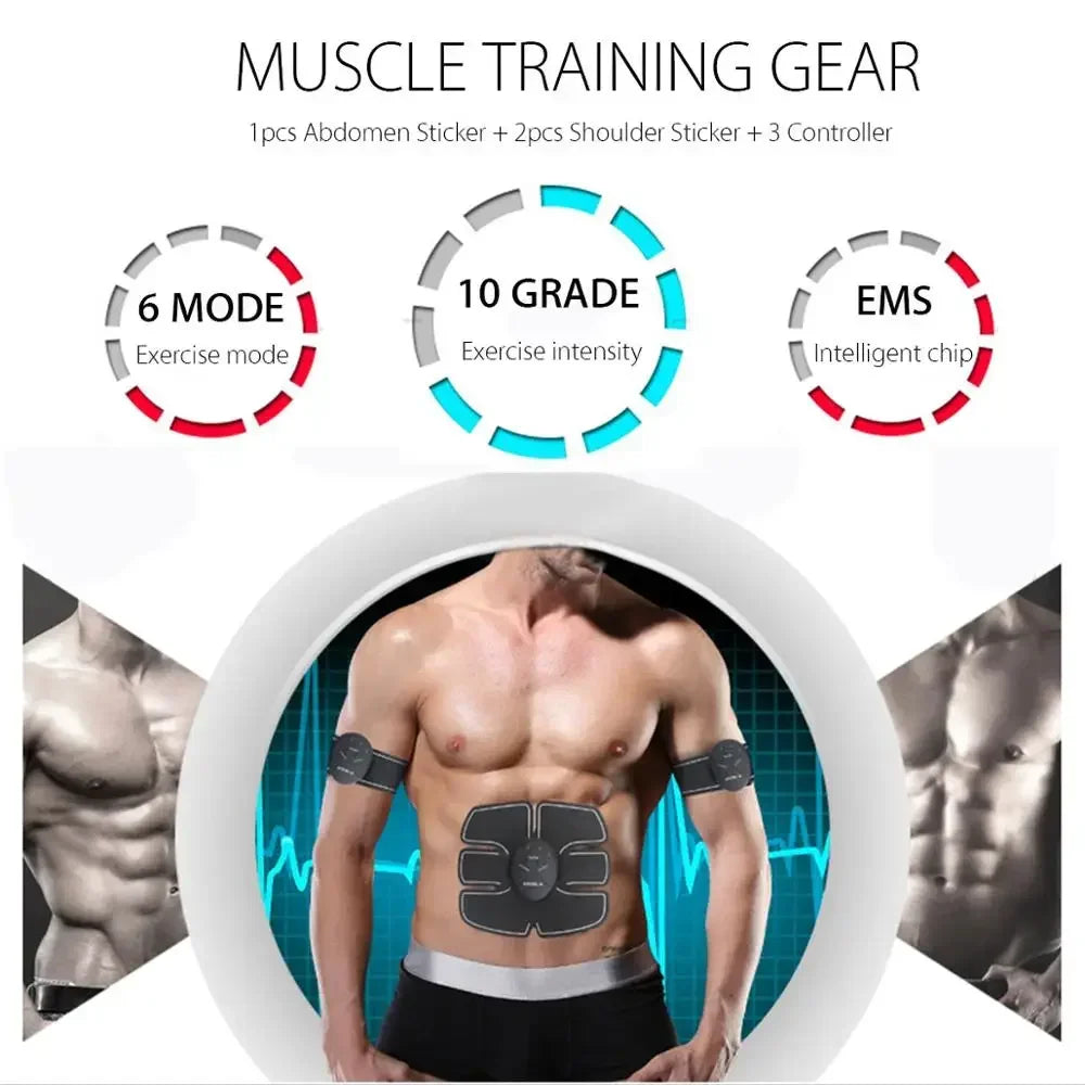 EMS Muscle Stimulator Trainer Smart Fitness
Abdominal Training Electric Body Weight Loss Slimming Device