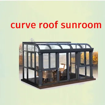 Victorian Luxury Prefabricated Portable Aluminum Tinted Glass
Sun Backyard Double Glazed Room Garden Bungalow