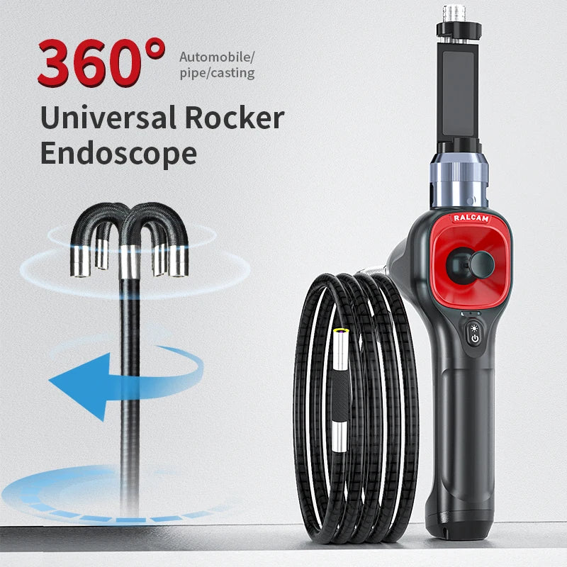 720-degree rotating camera 4.3-inch endoscope 6mm -2M 1080P
full high-definition endoscope industrial inspection visual probe