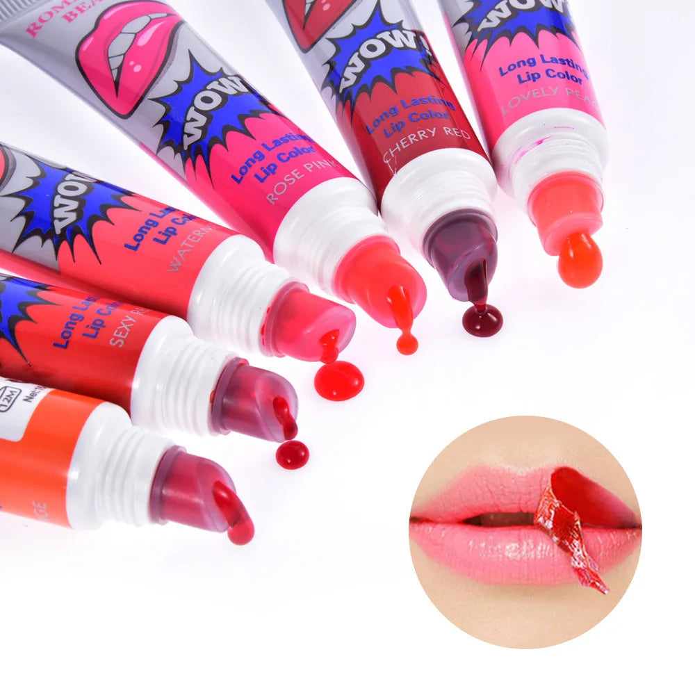 Amazing Peel Off Liquid Lipstick Waterproof Long Lasting Lip Gloss Moisturizing Lip Stain