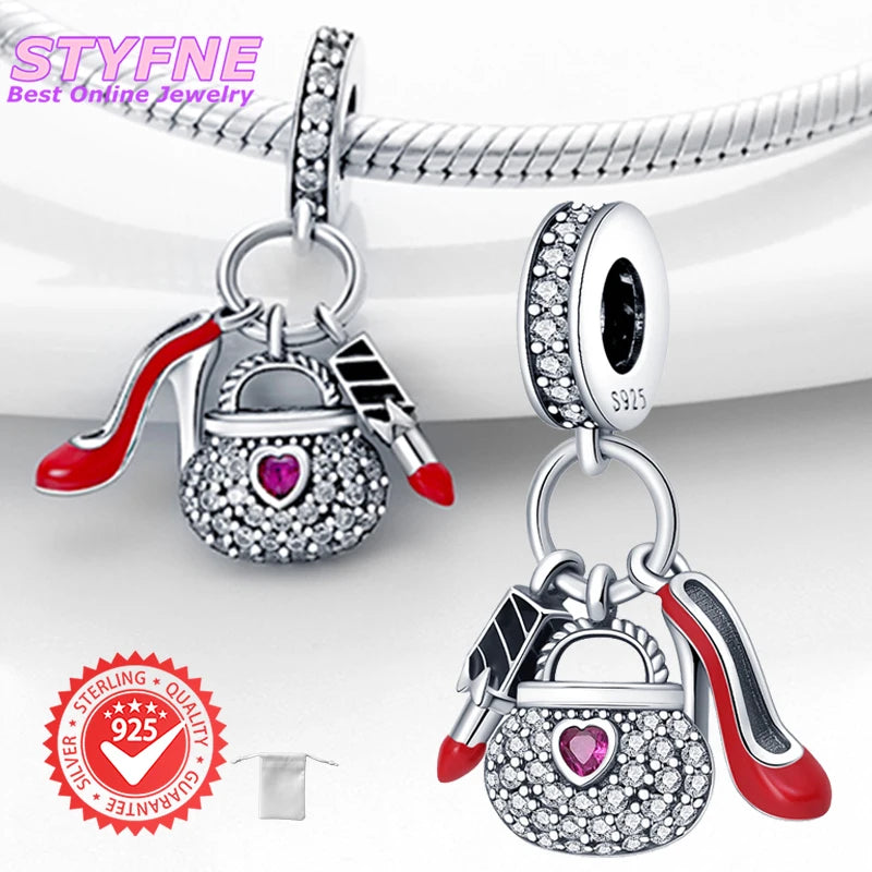925 Sterling Silver Pandora Original Bracelet Charms