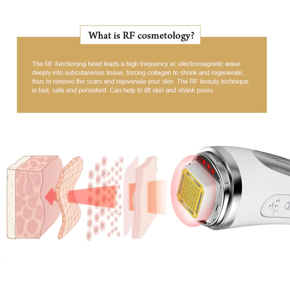 RF Face Lifting Machine Anti Aging Skin Tightening Beauty Device
Facial Anti Wrinkle Face Firming Eyes Neck Wrinkle Remover