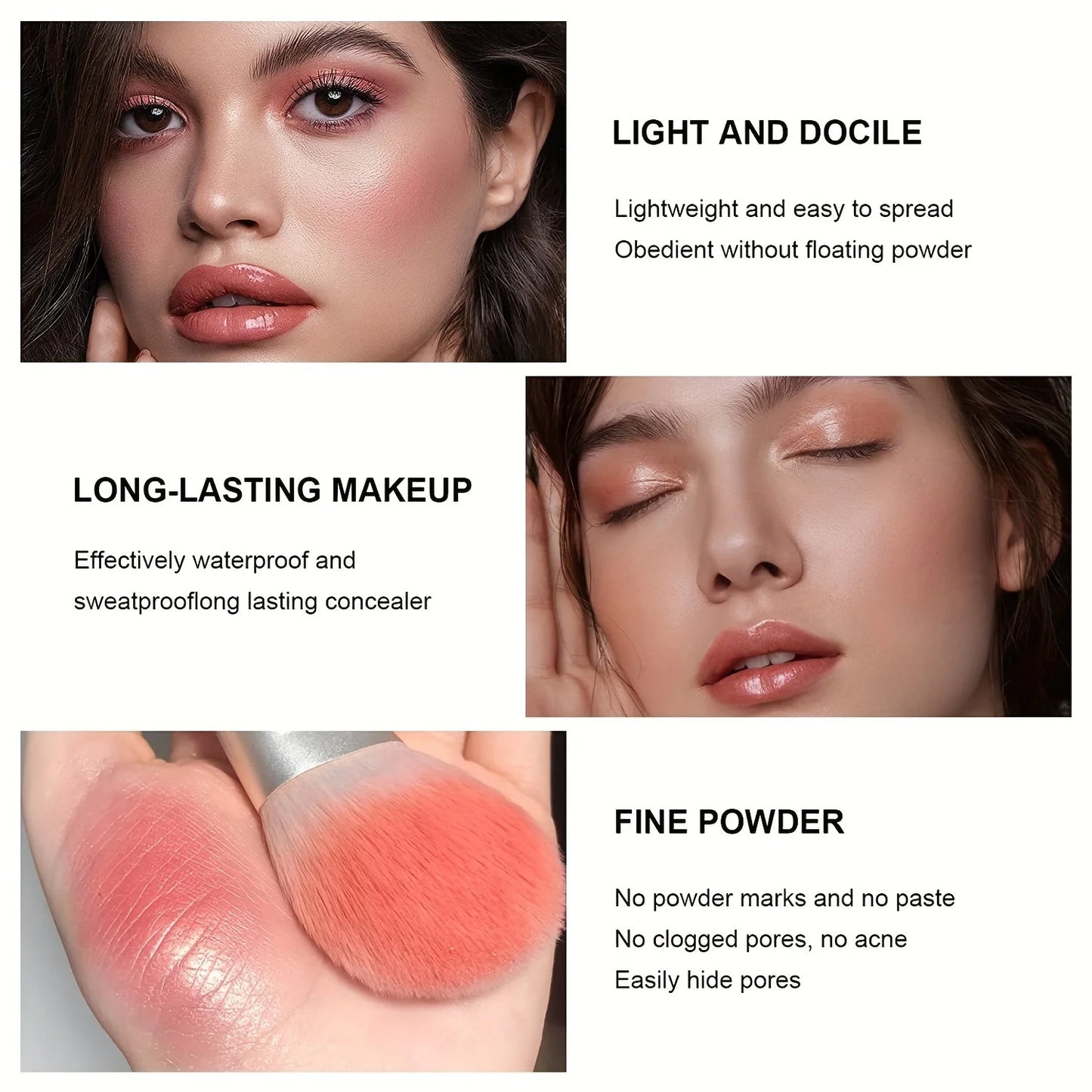 12-Color Iron Box Blusher Pallet Multi-Color Cream Blush Pallet Concealer
Contour and Highlighter Palette Makeup Blush Face