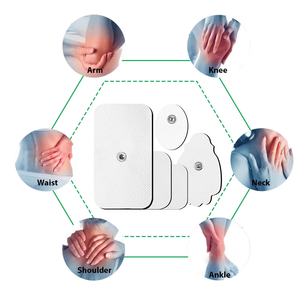 10/20Pcs High Quality Nerve Stimulator Silicone Gel Electrode Pads
for Tens Electrodes Digital Therapy Machine Body Massage Tool
