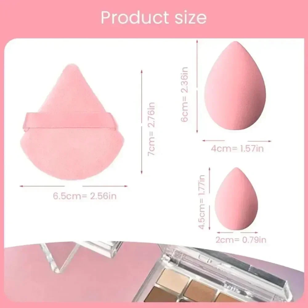 12Pcs Makeup Sponge Egg Foundation Sponges
Cosmetic Powder Puff Spa Headband Wristband Make Up Tools Accessories