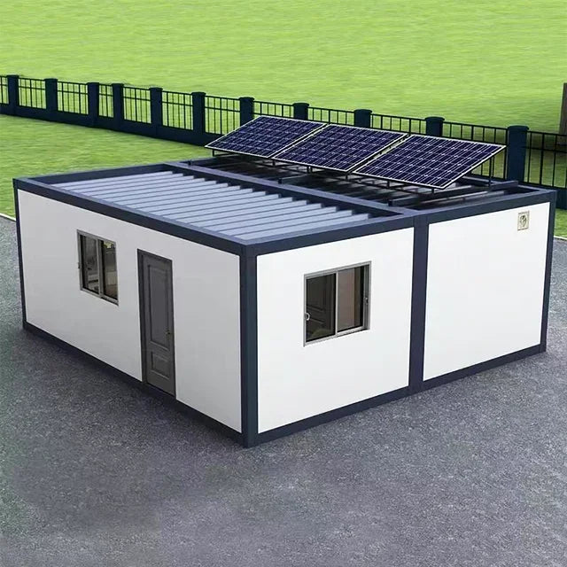 Modern and rapid construction of modular houses with
bathrooms Casas containerized residential solar powered containers