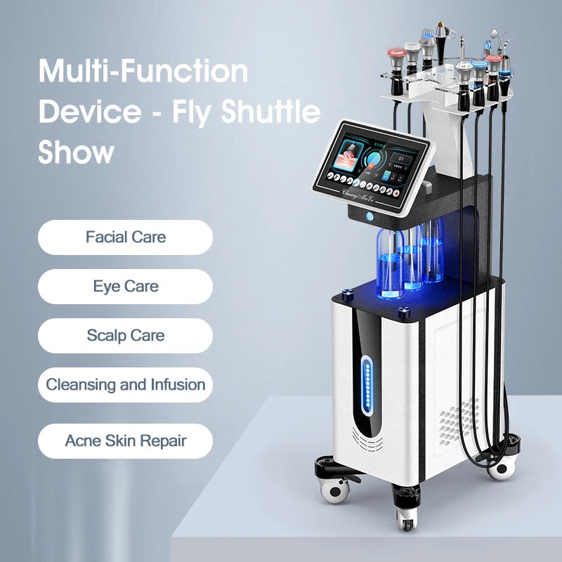 Face Lift Women Aesthetic Beauty Equipment
Bubble Oxygenation Ultrasonic Scrubber Hydrodermabrasion Hydro Facial Machine