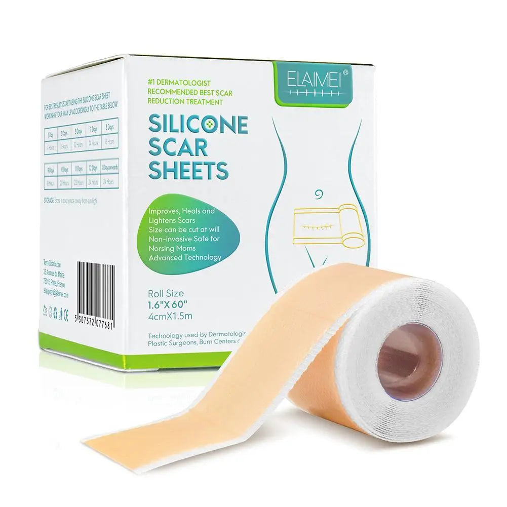 150cm Silicone Gel Scar Sheet Patch Treatment Removal Tape Acne Trauma Burn Scar Cover Skin Repair