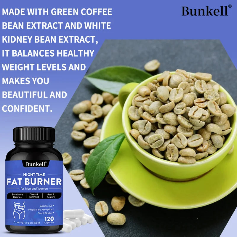Nighttime Fat Burner - Helps Promote Metabolic Cleansing
Inhibits Fat Accumulation, and Appetite Control During Sleep