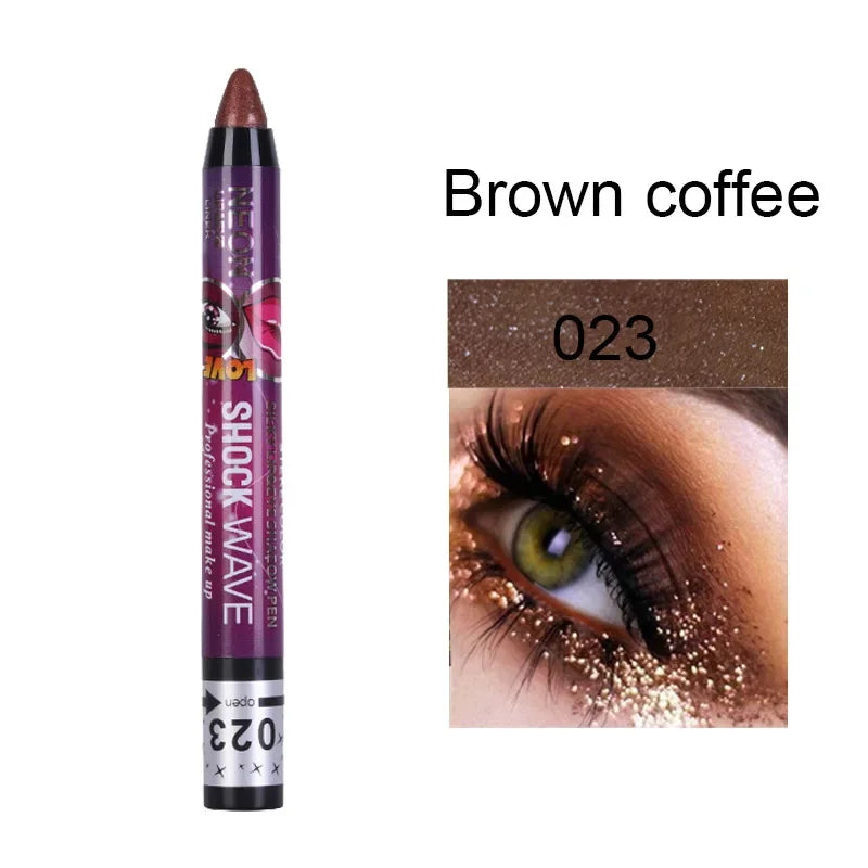 2 In 1 Eyeshadow Lipstick Stick Pencil
Waterproof Glitter Matte Eye Shadow Makeup Pigment Eyeshadow Pen