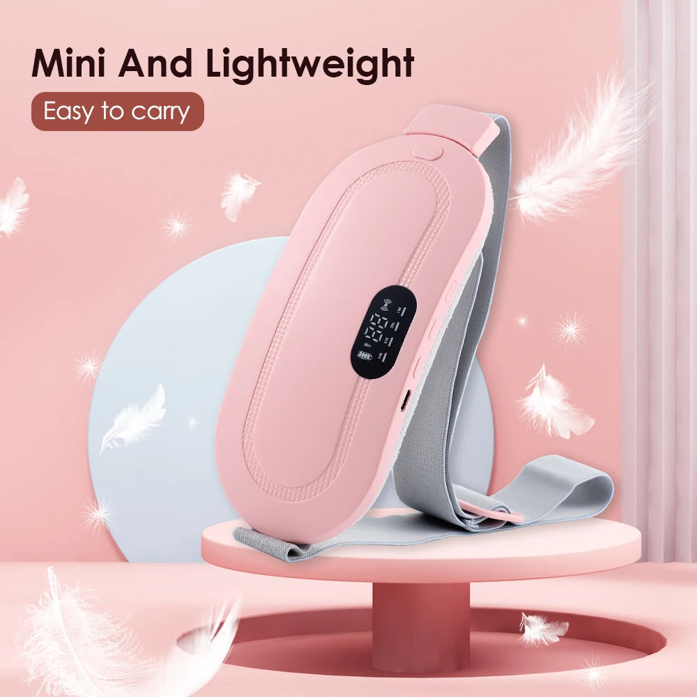 Electric Abdominal Massager Belt for Female
Hot Compress Menstrual Period Warm Stomach Uterus Thermal Pad Pain Relief Vibrator