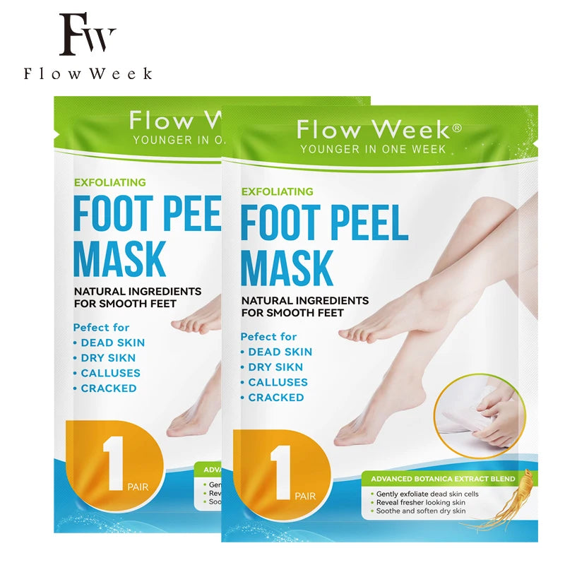 Foot Peel Mask, Exfoliating Peel Off Calluses Dead Skin Callus Remover Dry Cracked Feet,
Baby Soft Smooth Touch Feet Skin