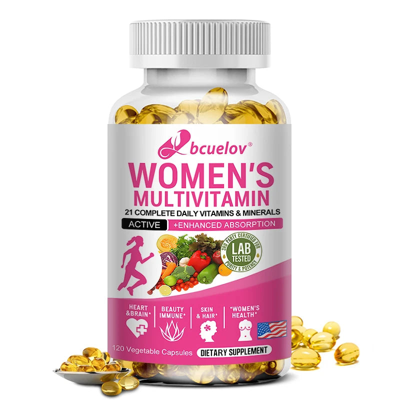 Multivitamin - Improves Nutrient Absorption, Heart Health,
Natural Energy Support, Whole Food Supplement, Non-GMO, Gluten Free